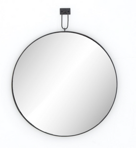 VINA MIRROR-ANTIQUED IRON